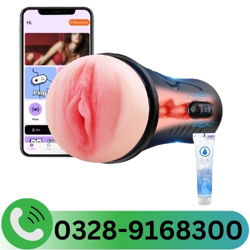 Vibrating Male Masturbator Squeezable Pocket Pussy