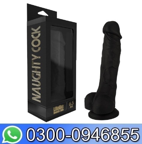 Naughty Realistic Silicone Dildo With Suction Cup Adult Sex Toy Beginner Black