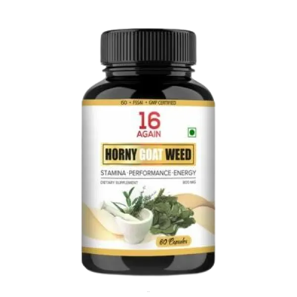 16 Again Horny Goat Weed Capsules Price 