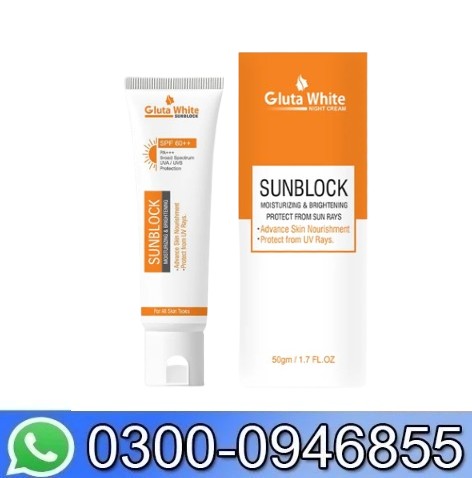 Gluta White Spf 60 Sunblock Price In Pakistan