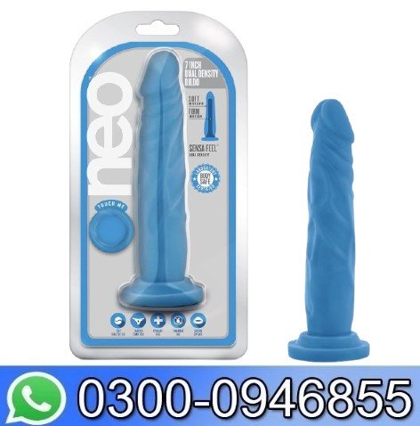 Blush Novelties Dual Density Cock, Neon Blue - Adult Toys In Pakistan