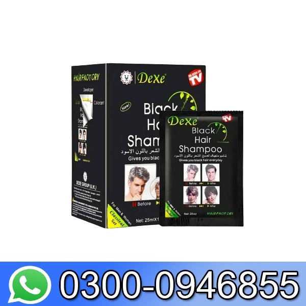 Dexe Black Hair Color Shampoo In Pakistan