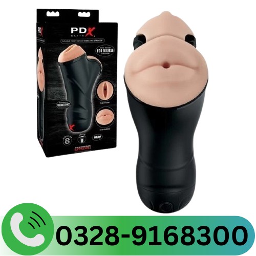 Pdx Elite Double Penetration Vibrating Stroker In Pakistan