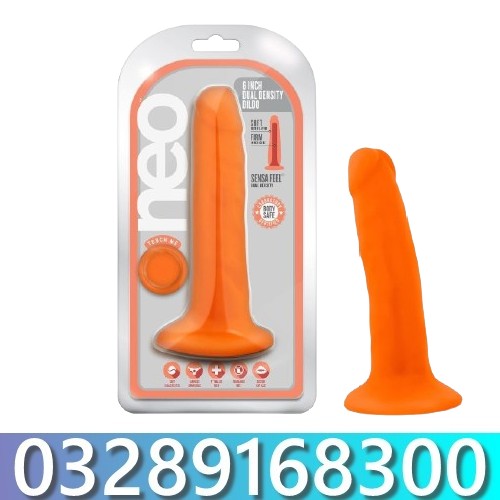 Neo Dual Density Cock Neo 6 Inch Orange - Adult Toys In Pakistan