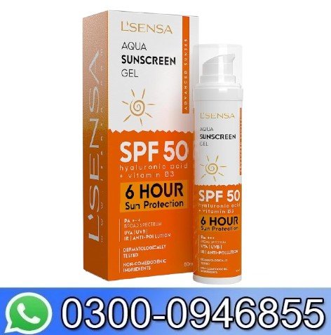 L'sensa Sunscreen Spf 50 For Oily Skin, Anti-tan, Waterproof Sun Cream In Pakistan