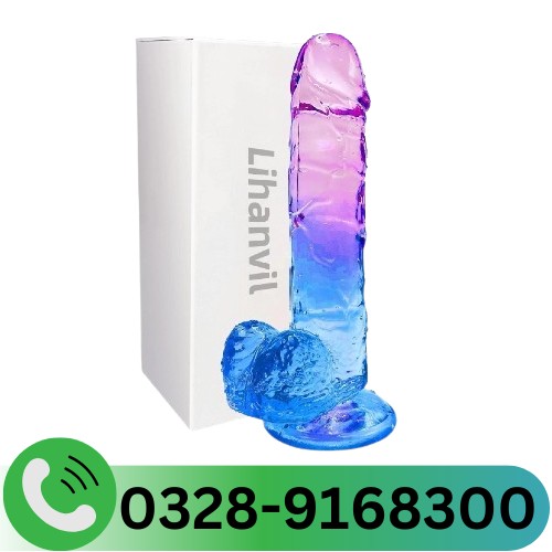 Realistic Dildo Clear Silicone 7.8