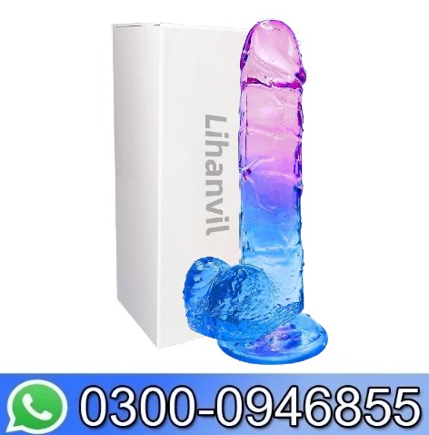 Realistic Dildo Clear Silicone 7.8