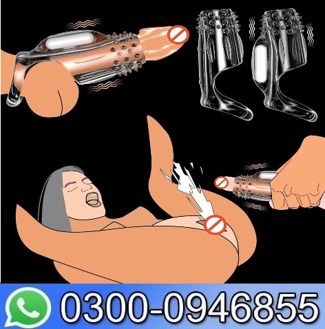 Penis Sleeve Vibrating Cock Ring (Pack Of 2) Adult Sex Toys