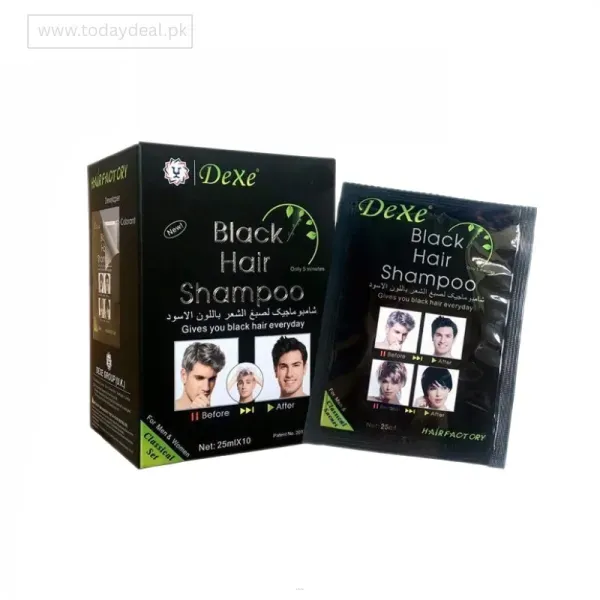 Dexe Black Hair Color Shampoo In Pakistan