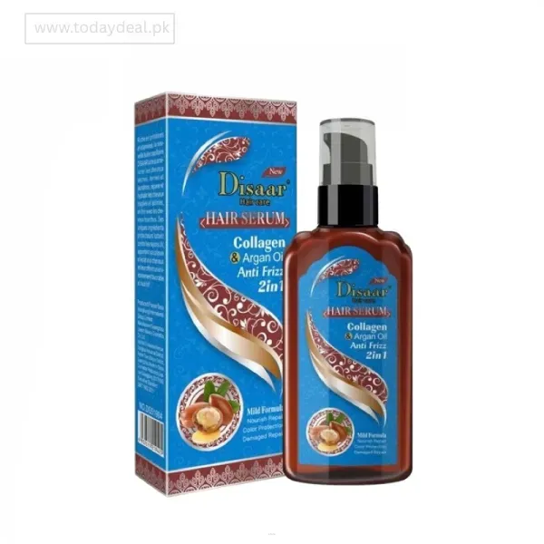 Disaar 2 In 1 Argan Oil Anti Frizz Hair Serum Price In Pakistan