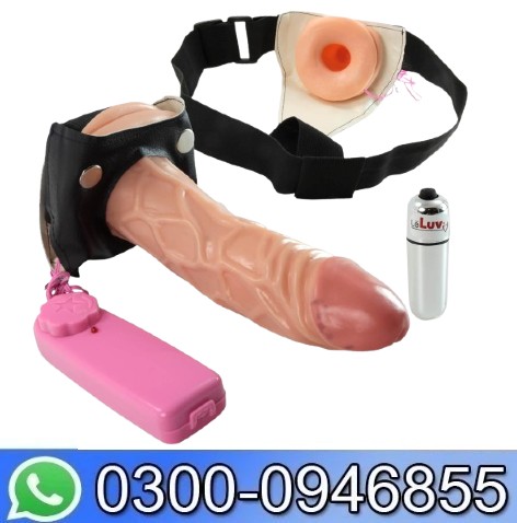 Leluv Strap-on Male Hollow 6 Inch Vibrating In Pakistan