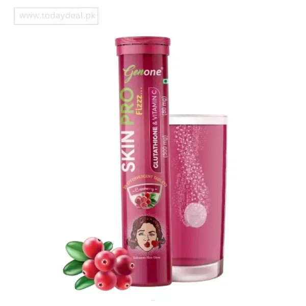 Genone Skin Pro - Glutathione 500 Mg & Vitamin C 80 Mg Effervescent Tablets In Pakistan