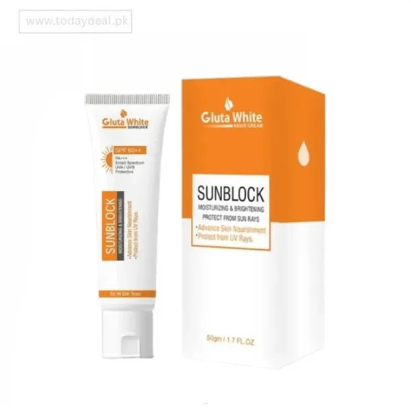 Gluta White Spf 60 Sunblock Price In Pakistan