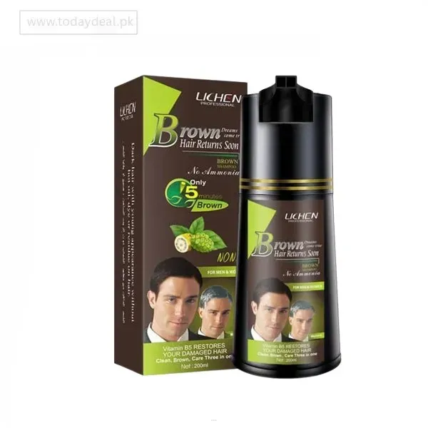 Lichen Dark Hair Color Shampoo In Pakistan
