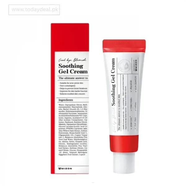Mizon Goodbye Blemish Soothing Gel Cream In Pakistan