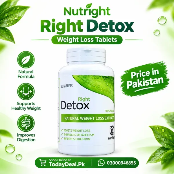 Nutright Right Detox Weight Loss Tablets Price in Pakistan