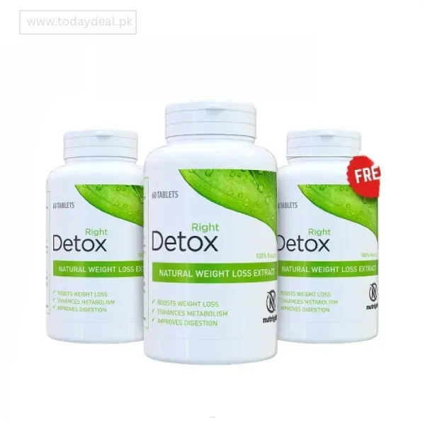 Right Detox Weight Loss Tablets Buy 2 Right Detox & Get 1 Free