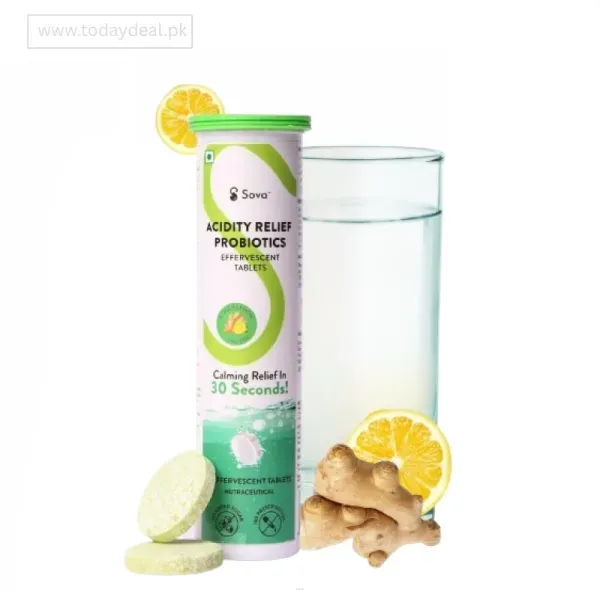 Sova Health Acidity Relief Probiotics Effervescent Tablets In Pakistan