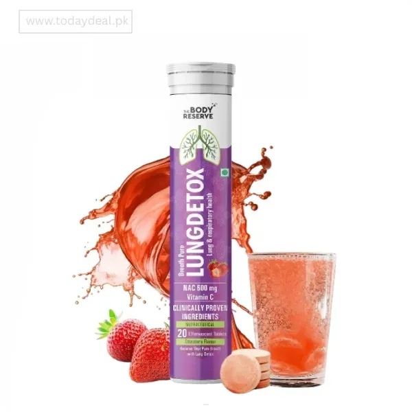The Body Reserve Lung Detox 20 Effervescent Tablets In Pakistan