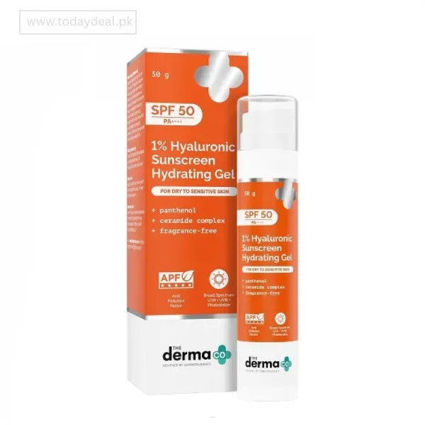 The Derma Co 1% Hyaluronic Sunscreen Hydrating Gel In Pakistan