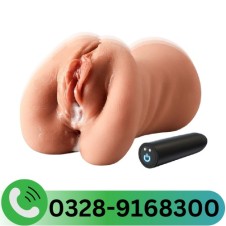 3 In 1 Pocket Pussy Male Masturbator With Bullet Vibrator