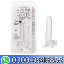 Clear Calexotics Size Queen 6 Inch Dildo In Pakistan