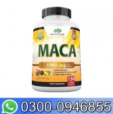 Organic Maca Root Black, Red, Yellow 1900 MG per Serving - 150 Vegan Capsules