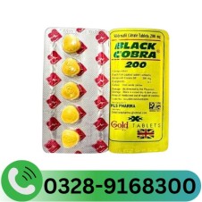 Imported Black Cobra 200Mg Tablets In Pakistan