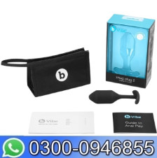 b-Vibe Snug Plug 2, Weighted Silicone Butt Plug