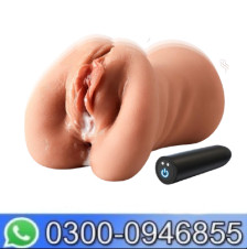 3 In 1 Pocket Pussy Male Masturbator With Bullet Vibrator