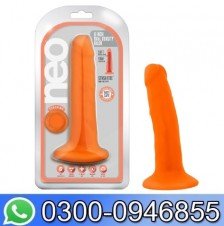 Neo Dual Density Cock Neo 6 Inch Orange - Adult Toys In Pakistan