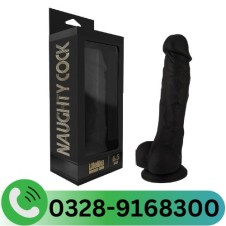 Naughty Realistic Silicone Dildo With Suction Cup Adult Sex Toy Beginner Black